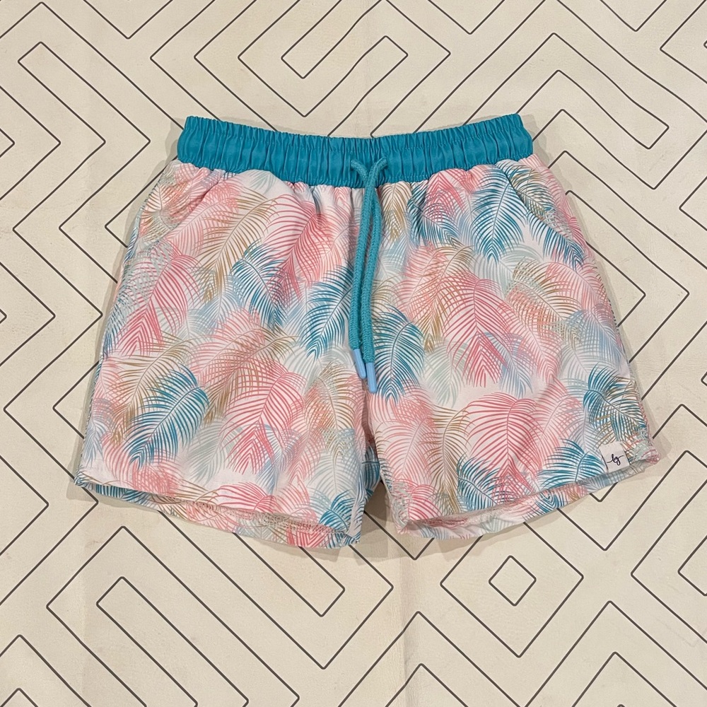 Love + Grown Palm Swim Trunks